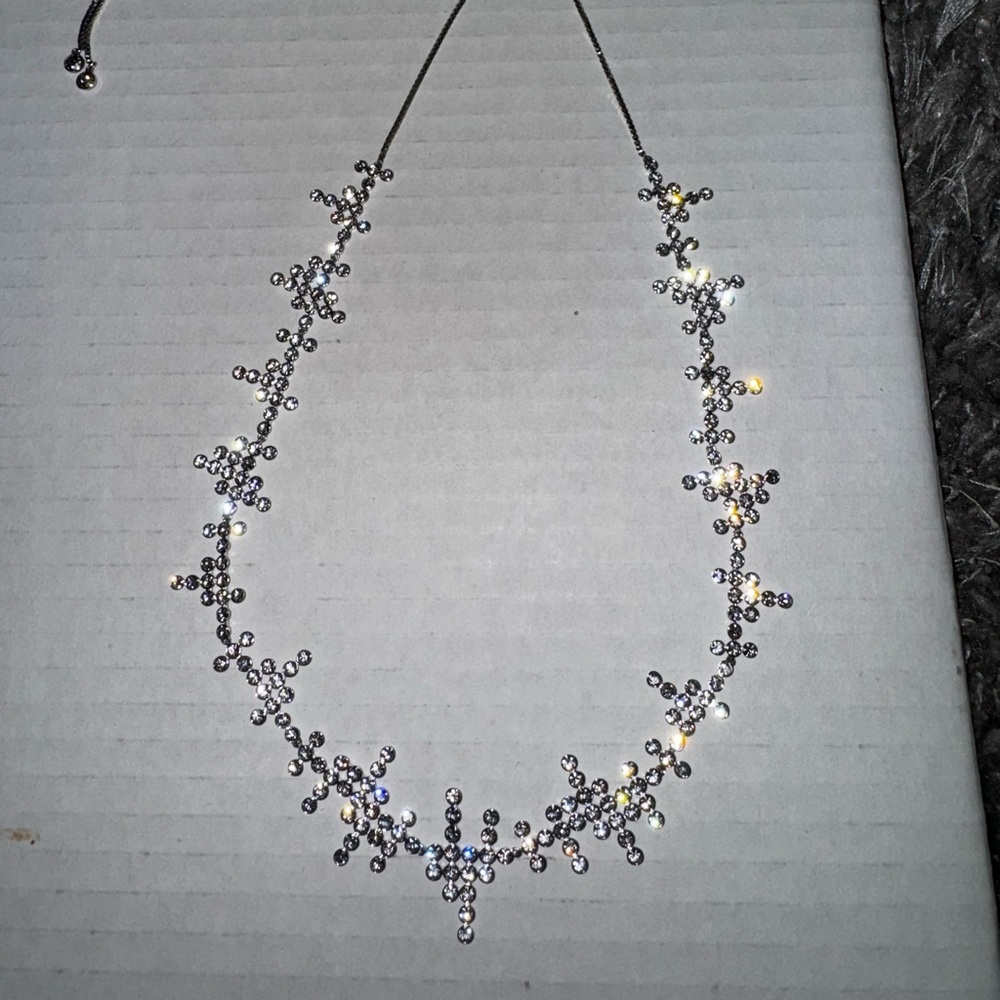 Henri Bendel luxe choker in silver